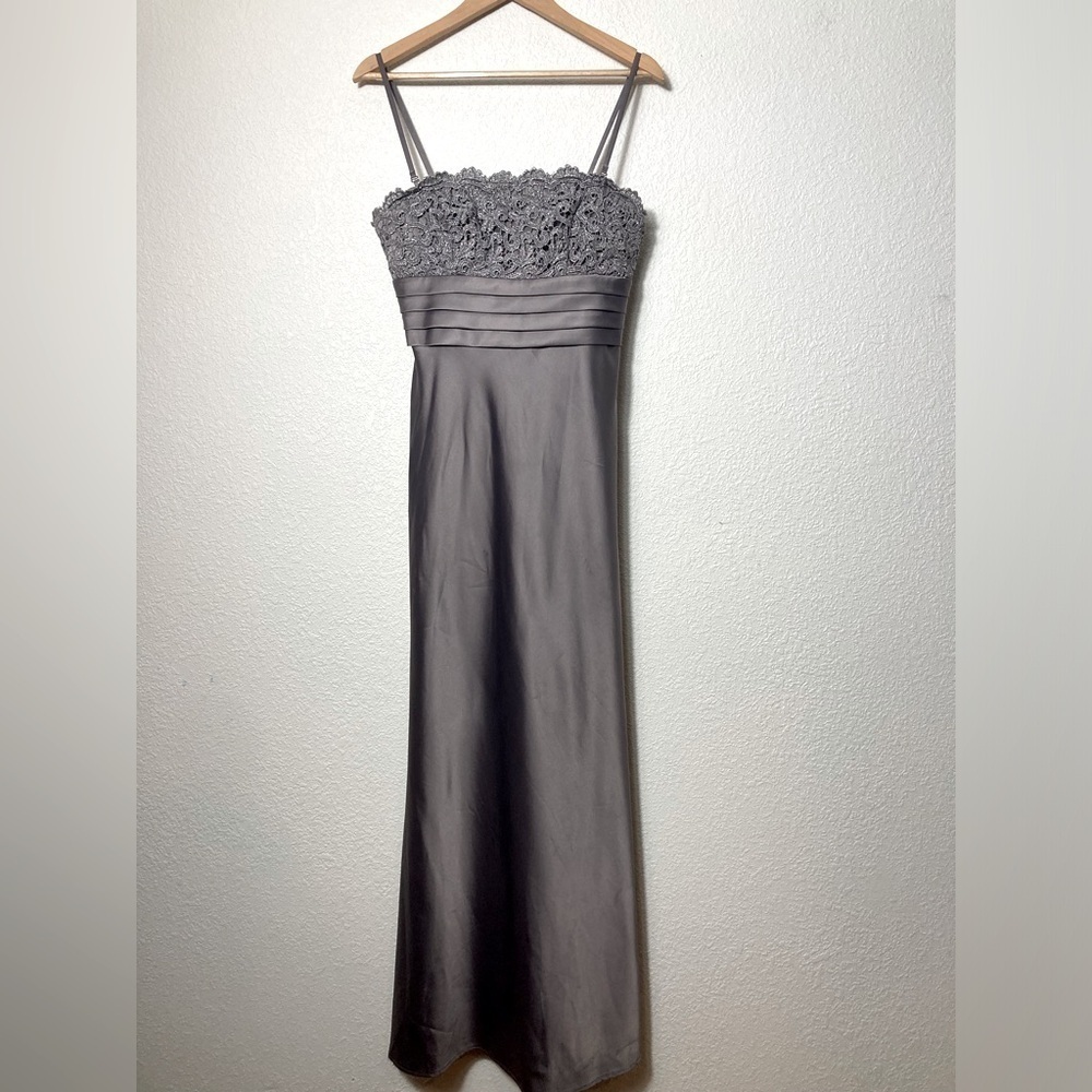 Adrianna Papell Occasions off the shoulder or shoulder straps maxi dress purple